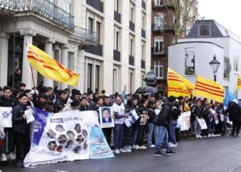 London: Biểu tình chống chế độ độc tài, đàn áp nhân quyền trước DSQ Việt Nam